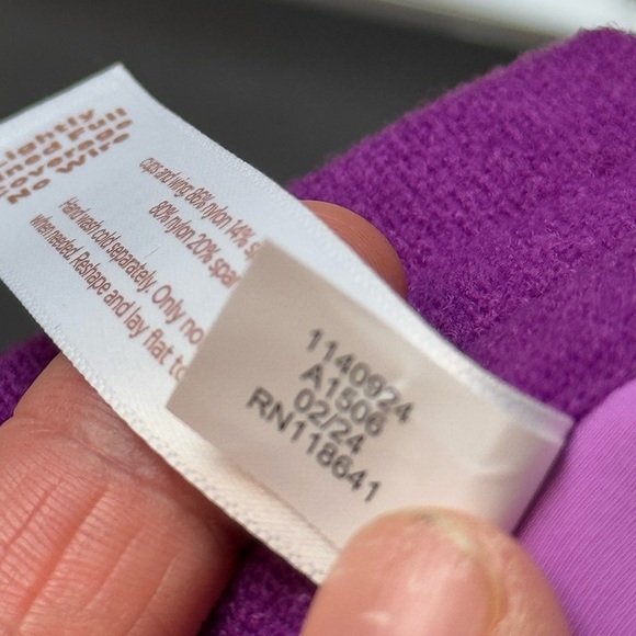 NWT Cacique Backsmoothing Lightly Lined No Wire Bra Purple 40F - Picture 9 of 9